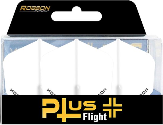 Robson Standaard Dartflights - Wit- () van Robson — afbeelding 5