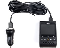 VIOFO A129, A119 V3 - Auto-oplader - Mini USB - Dual USB - 12/24V - 5V/2A - Geschikt voor A119 V3, A129 Pro, A129 Plus en Duo-modellen