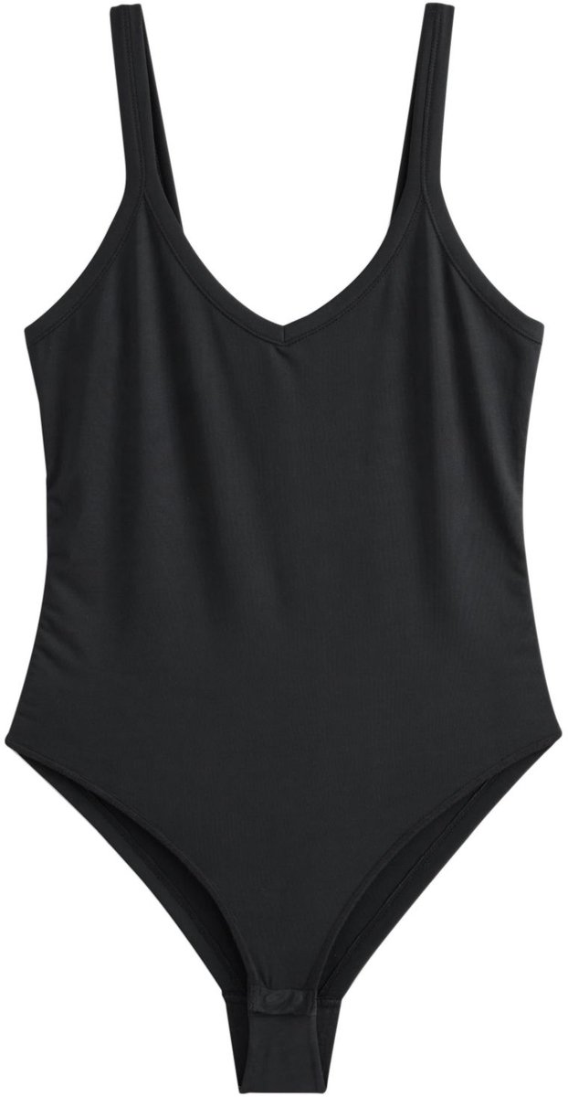 Next - Dames - Alledaagse body van microvezel - Zwart