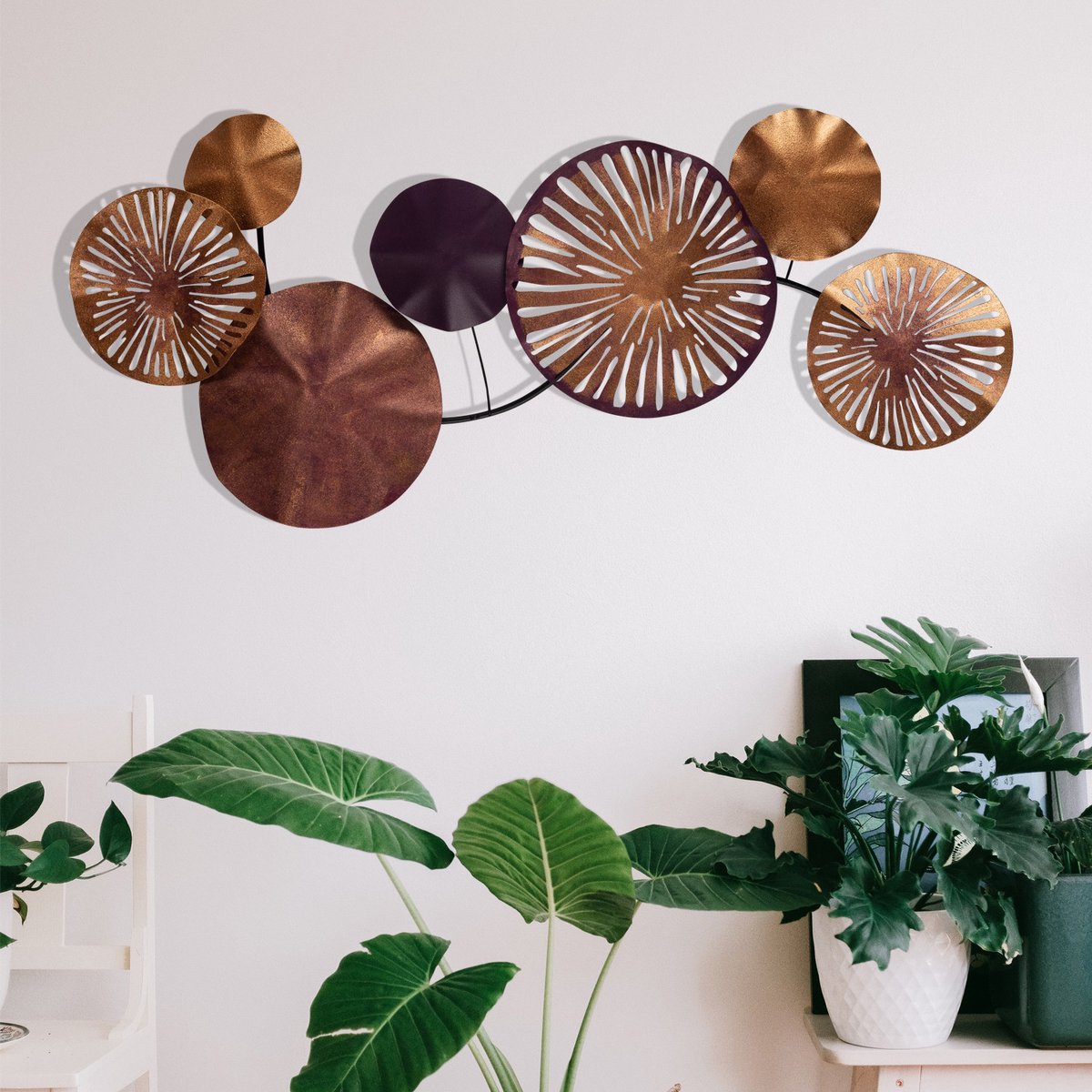 Asir - Wanddecoratie - Veelkleurig - 79 x 35 cm