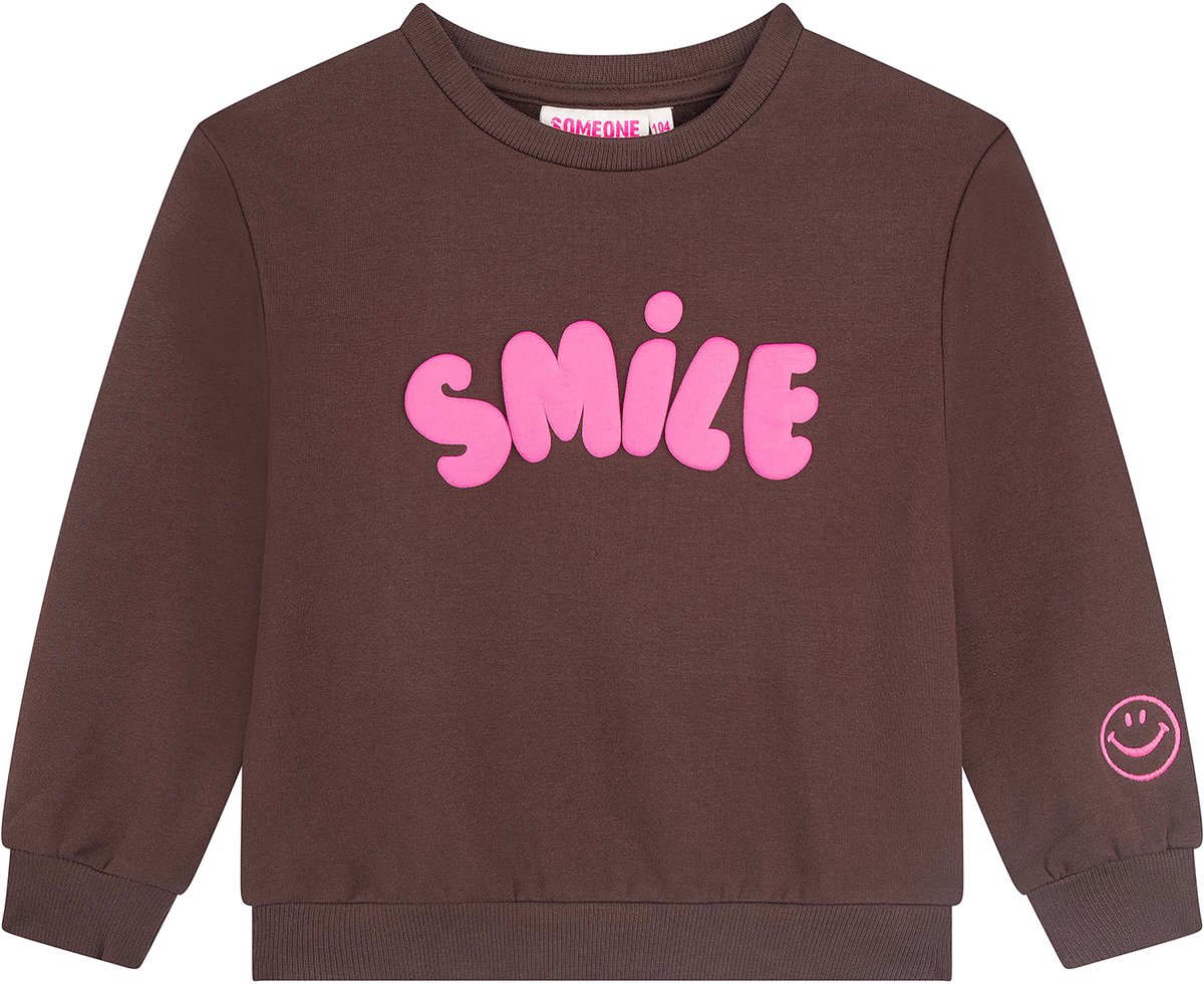 Someone - Meisjes sweater - Maat 92 - Meisjes - Brown -