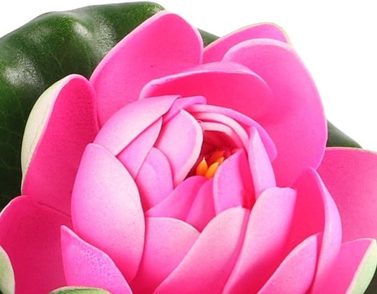 Planten - Kunstmatige Lotus - Waterlelie - Zwembaddecoratie - Eeuwige Lotusbloem - Tuinvijver Fontein Aquarium Decoratie - 2 stuks