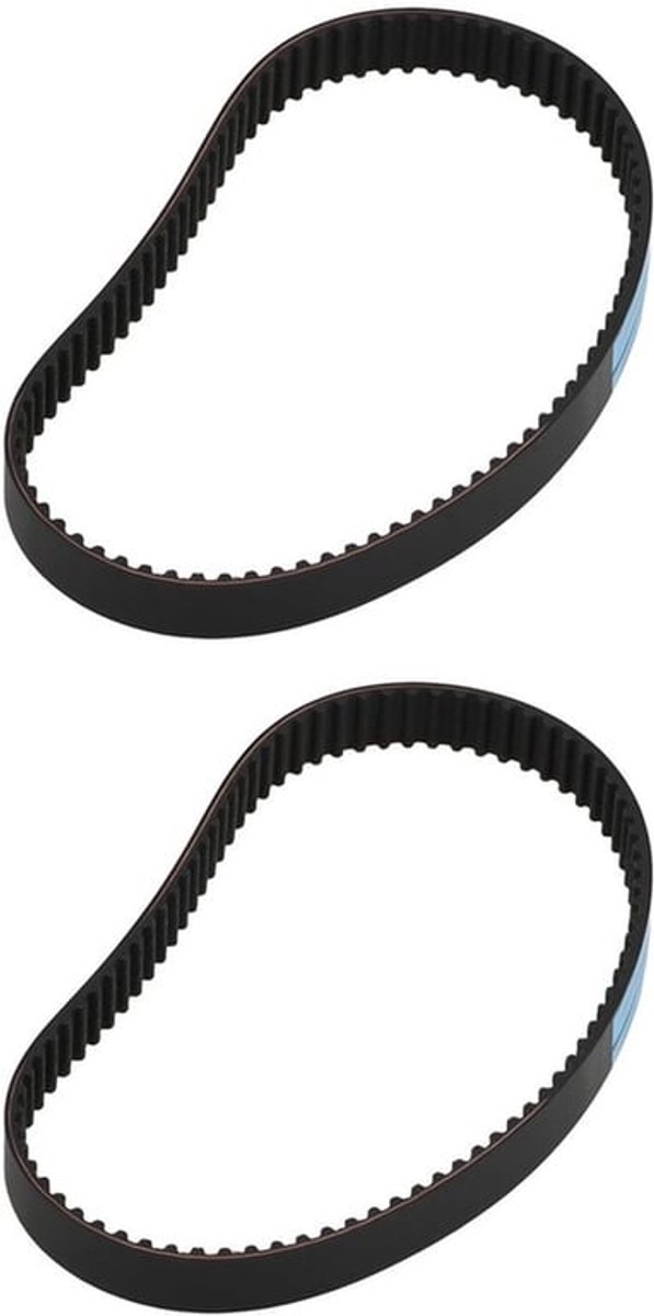 Stofzuiger Riem 2 Stuks - Compatibel met Hoover 5012PH/5015PH/5017PH/5019PH/EB303 - Omtrek 168 mm - Breedte 6 mm - Rubberen Constructie - Stofzuigerband