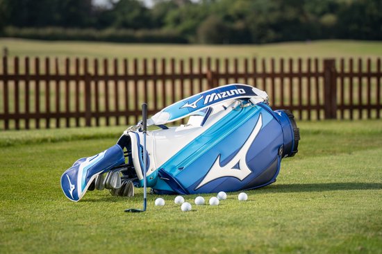 Mizuno Tour Staff 2025 Golftas - Cartbag- Wit Blauw van Merkloos — afbeelding 3
