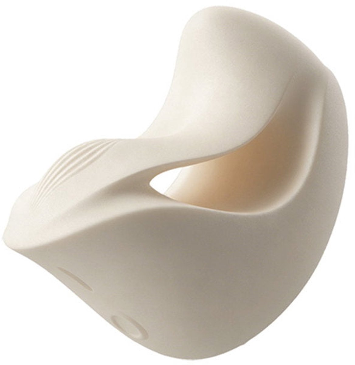 Zalo - Mochi - Clitoris Vibrator met twee koppen - App Control - Ivoorwit
