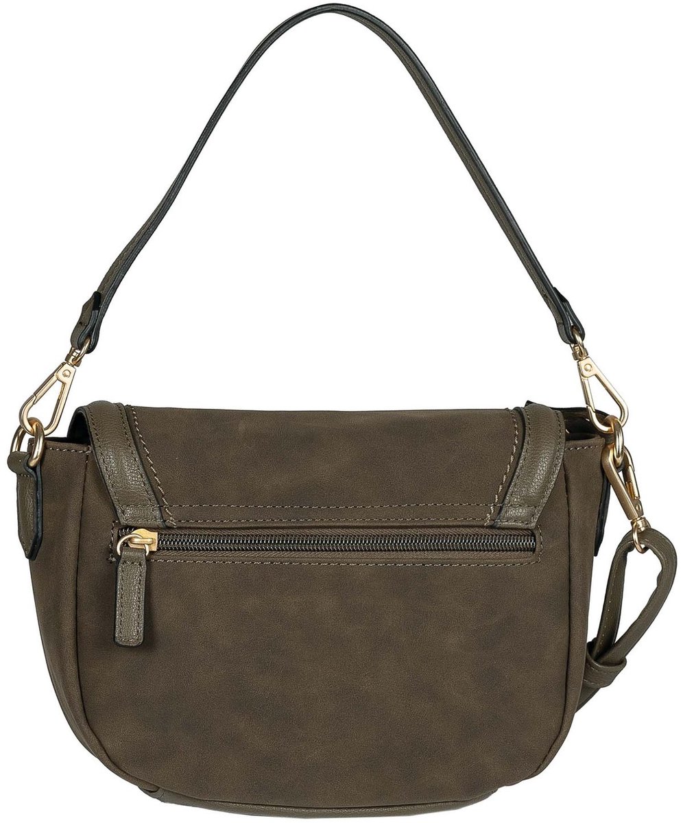 Gabor schoudertas Cira Saddle Bag Khaki olijfgroen
