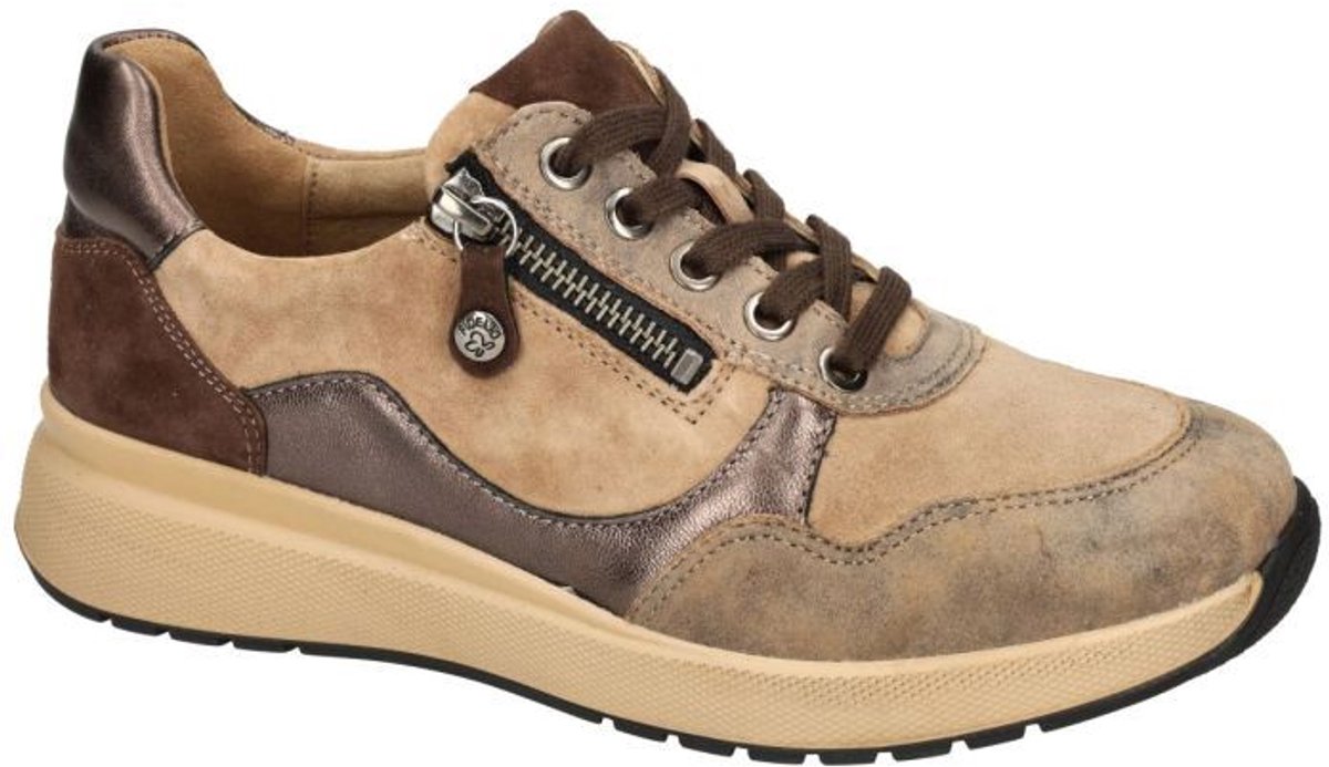 Fidelio Hallux -Dames - taupe - sneakers - maat 38