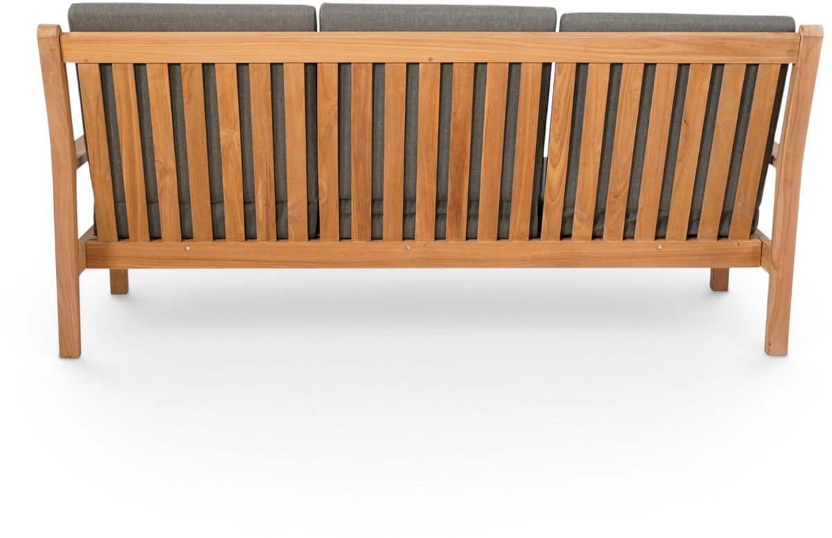 Lesli Living Loungebank Teak 180 cm incl. Kussen