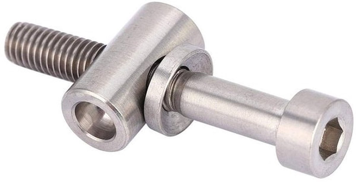 Fiets Zadelpen Schroef Titanium - Zadelpen Bouten - Vaste Bout - Lichtgewicht - Oxidatiebestendig - Hoge Stabiliteit