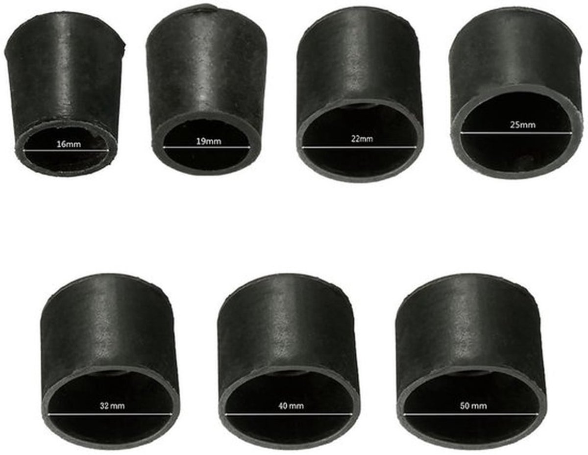 Afdekking Rubber - Meubel Voetjes - 16/19/22/25/32/40/50 mm - Dop - Geluidsreductor - Voor Stoelen/Tafels/Kasten - Meubelvoetjes