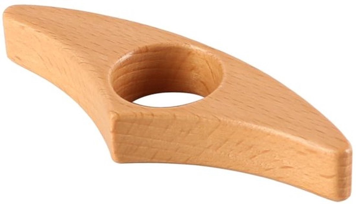 Boekenhouder Duimset 2 Stuks - Houten Bladwijzers - Walnoot/Beukenhout - Handgemaakt - 8,7x3,5x1,5cm - Natuurlijke Textuur - Bladwijzer