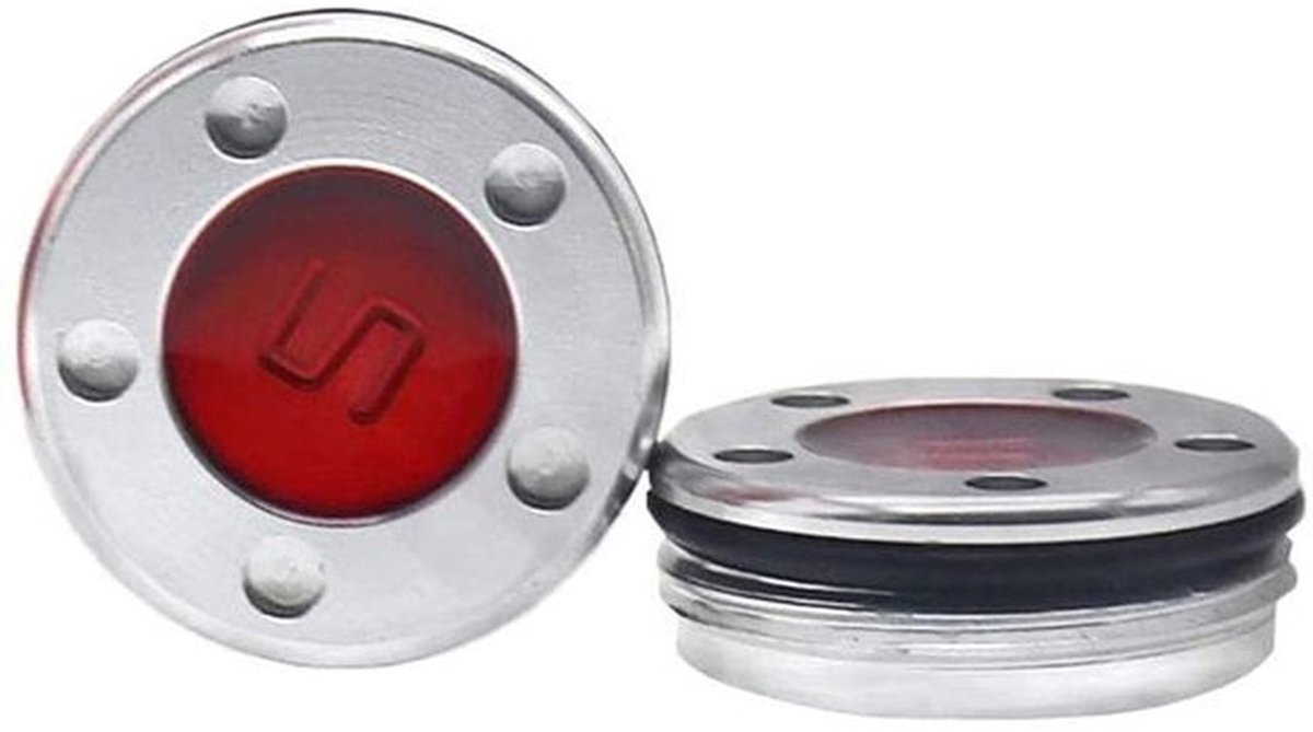 Puttergewichten 2 Stuks - 5g/10g/15g/20g/25g/30g/35g/40g - Hoogwaardige Metalen Gewichten - Inclusief Rubberen Ringen - Slijtvast en Vochtbestendig - Golfgewichten