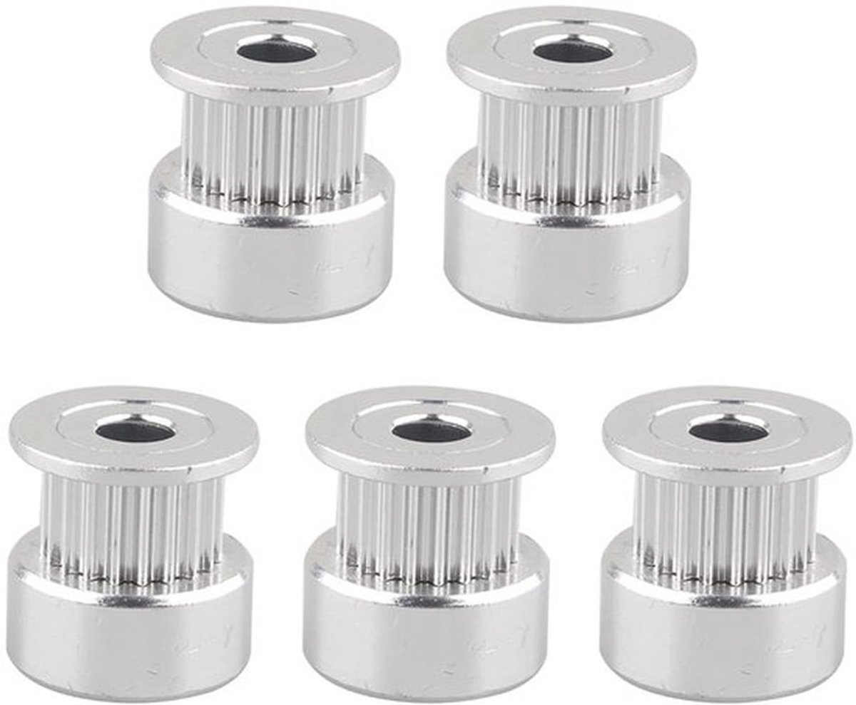 Timing Riem Katrol 20 Tanden - Aluminium - 6 mm Breedte - 5 Stuks - 3D Printer Accessoire - Eenvoudig te Installeren