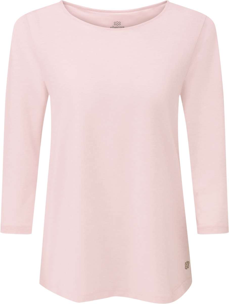 Sherpa Adventure Gear Asha dames 3-kwart mouw top - Light Rose Gold