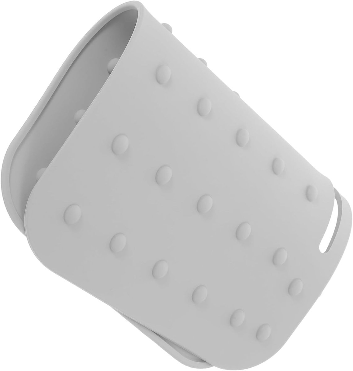 Hittebestendige Strijkmat - Siliconen Mat - Veilig Strijken - Hitte Bescherming - 27.5 x 16 cm - Lichtgrijs