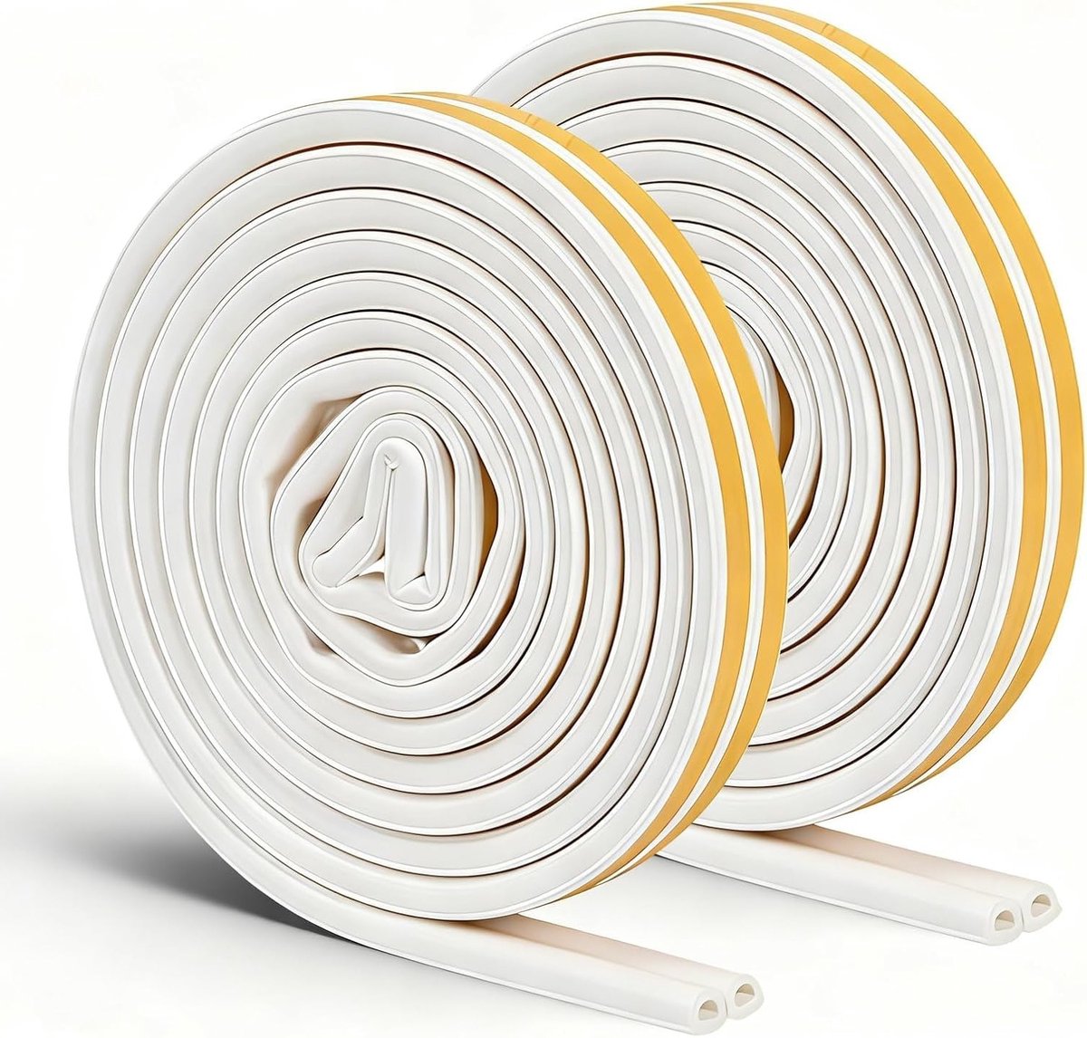 Dikke zelfklevende schuimband voor deur- en raamafdichting, geluidsisolatie en weerbestendigheid, 9mm x 7.5mm, 12m lang met sterke hechting