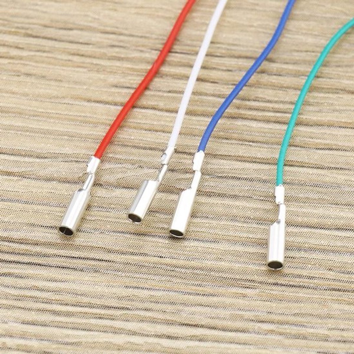 Cartridge Phono Kabel Leads Header Draden voor Draaitafel - 2 Sets (8 Stuks)