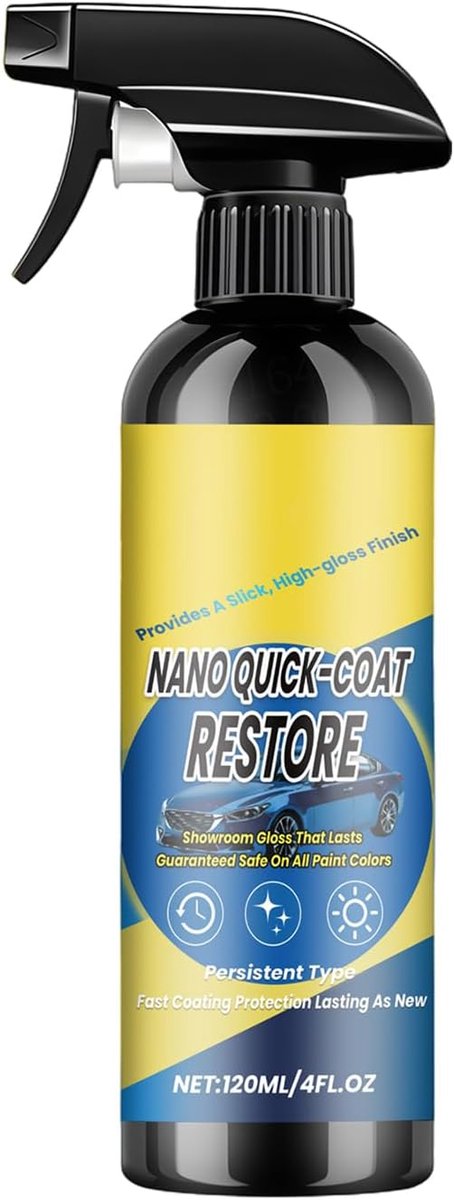 Auto Coating Spray - Keramische Detail Spray - Voertuig Beschermen - Hoogglans Langdurig - 120ml - Transparant