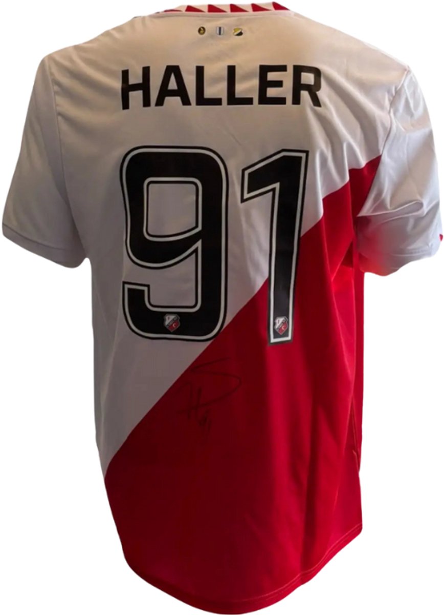 Sebastien Haller gesigneerd FC Utrecht 24/25 thuis shirt