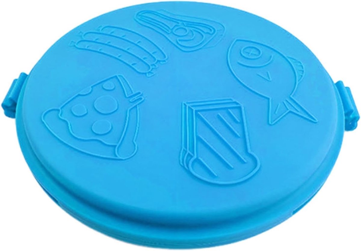 Magnetron Sandwich Maker Snelle Tosti Maker Ontbijt Koken Gelijkmatige Warmte 27 cm Breed Blauw