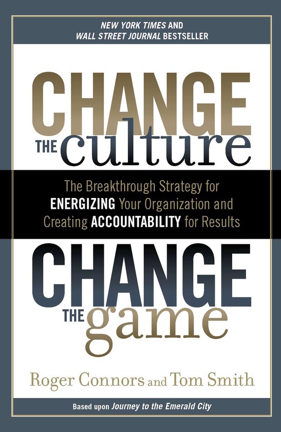 Boekomslag voor 'Change the Culture, Change the Game', een bestseller van de New York Times en Wall Street Journal.