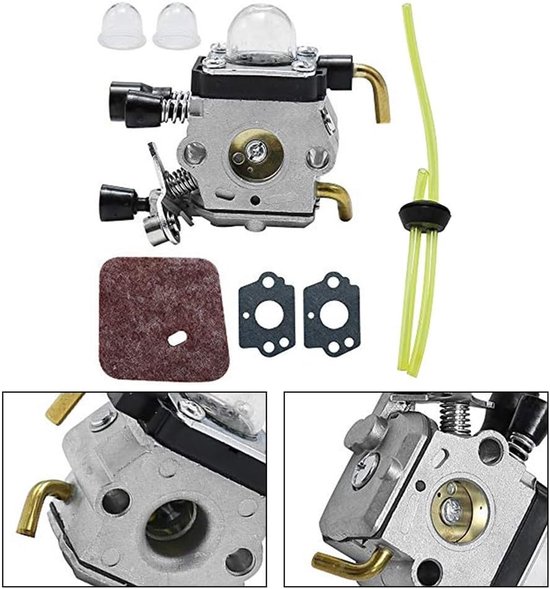 Carburateur Kit - Motoronderdelen Set - Tuinonderhoud Herstellen - Complete Reparatie - 7 Delig - Niet Gespecificeerd — afbeelding 4