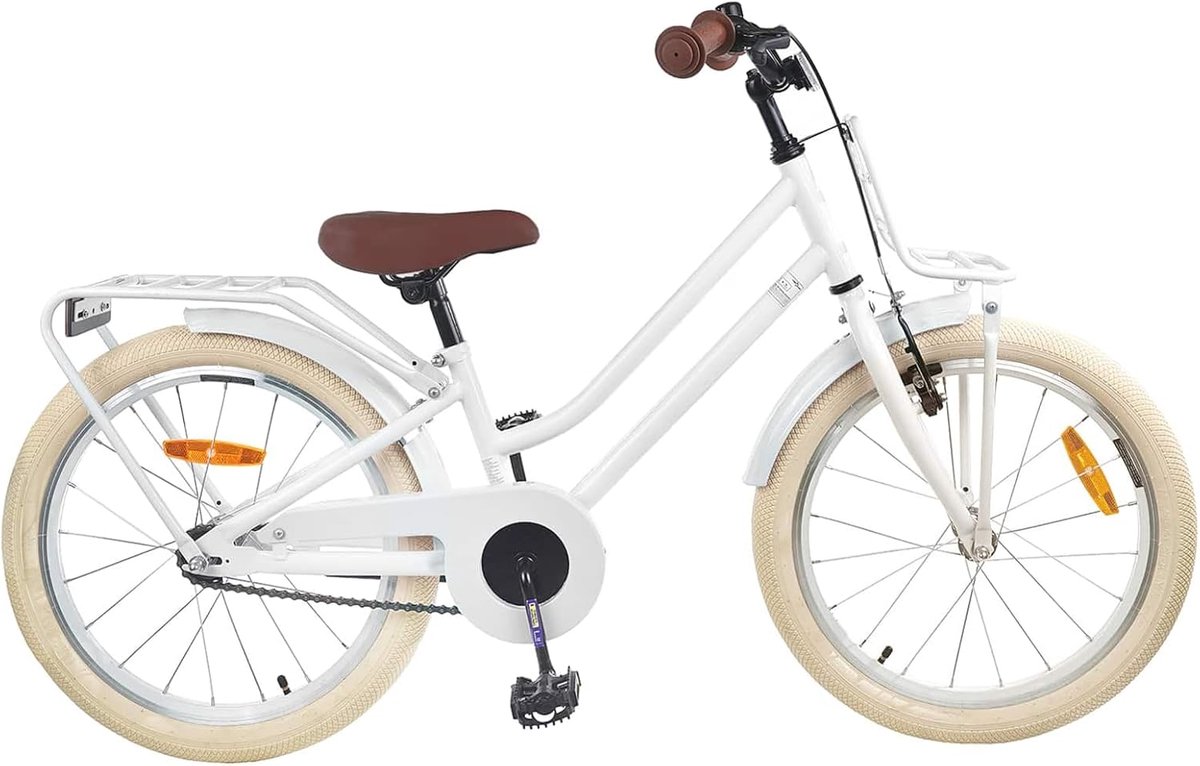 Kinderfiets - Jongensfiets Meisjesfiets - Buiten Spelen - Stevig Stalen Frame - 18 Inch - Donkerroze