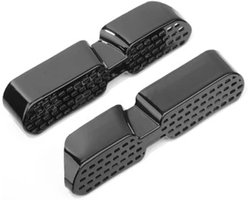 Onder Seat Air Vent - Duct Outlet Grille - Auto Interieur Beschermen - Directe Vervanging - 2 Stuks - Zwart