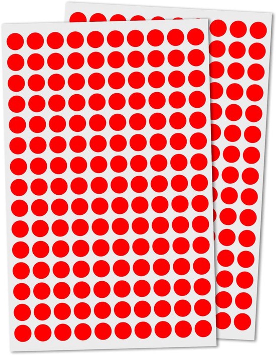Zelfklevende ronde stickers - 3000 stukken - Shopcentral