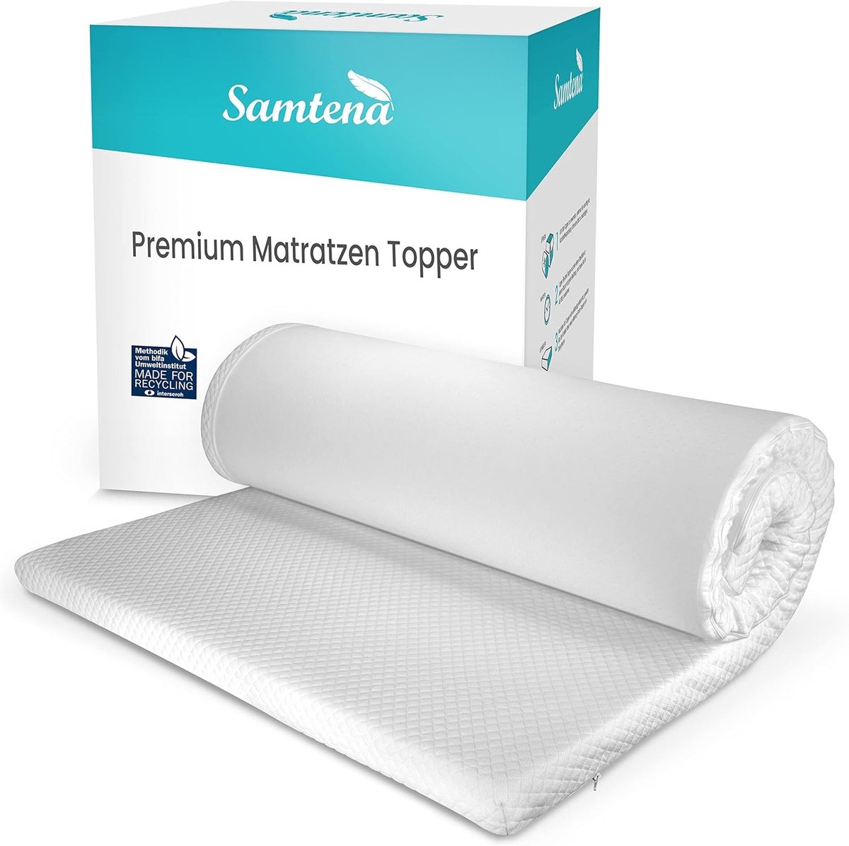 Matrastopper - Visco-elastisch - Memory Foam-effect - Ademend - Voor een Gezonde Slaap