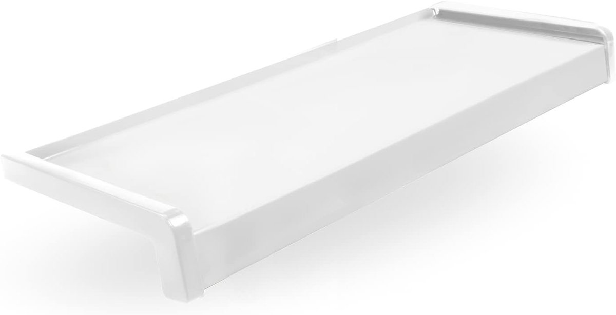 Raambank Staal - Buiten Vensterbank - Decoratie Plaatsen - Weerbestendig Gepoedercoat - 140 cm - Wit