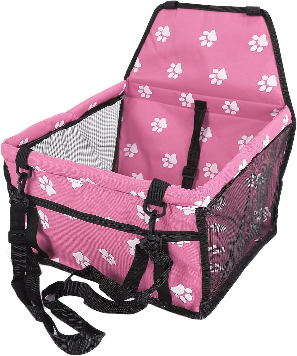 Dieren Autostoeltje - Reismand Hond - Veilig Reizen - Wasbaar Oxford Doek - 44 x 35 x 3 cm