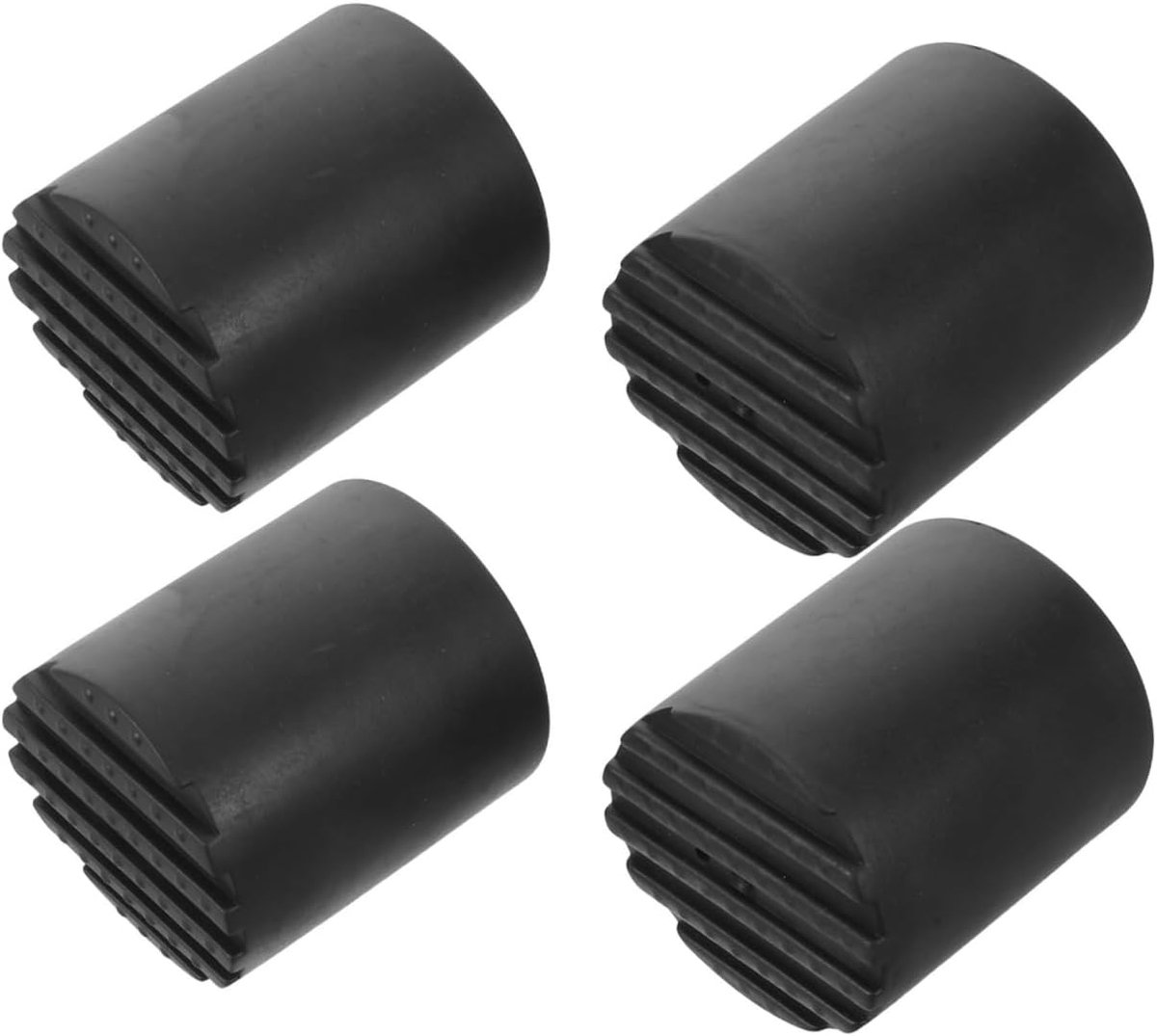 Ladder Leg Covers - Rubber Voetjes - Vloer Beschermen - Antislip Stabiliteit - 4 Stuks - Zwart
