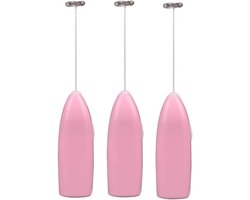 Automatische Roerder - Mini Klopper - Koffie Opschuimen - Krachtige Motor - 23 cm Lengte - Roze