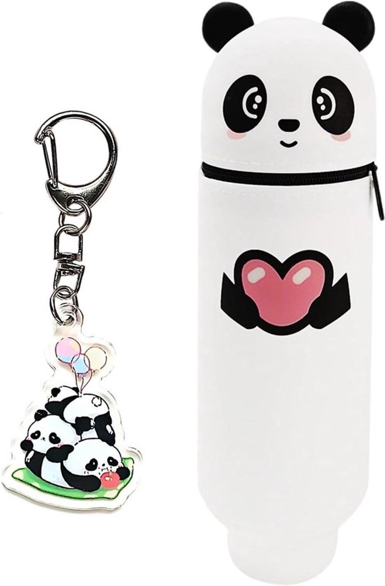 Panda-themed tasje en sleutelhanger set van Inovra Plus