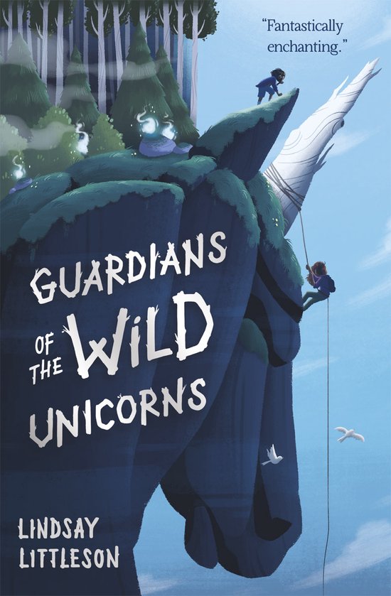 Boek 'Guardians of the Wild Unicorns' van Lindsay Littleson. Een fantastisch betoverend fantasieverhaal over wilde eenhoorns.