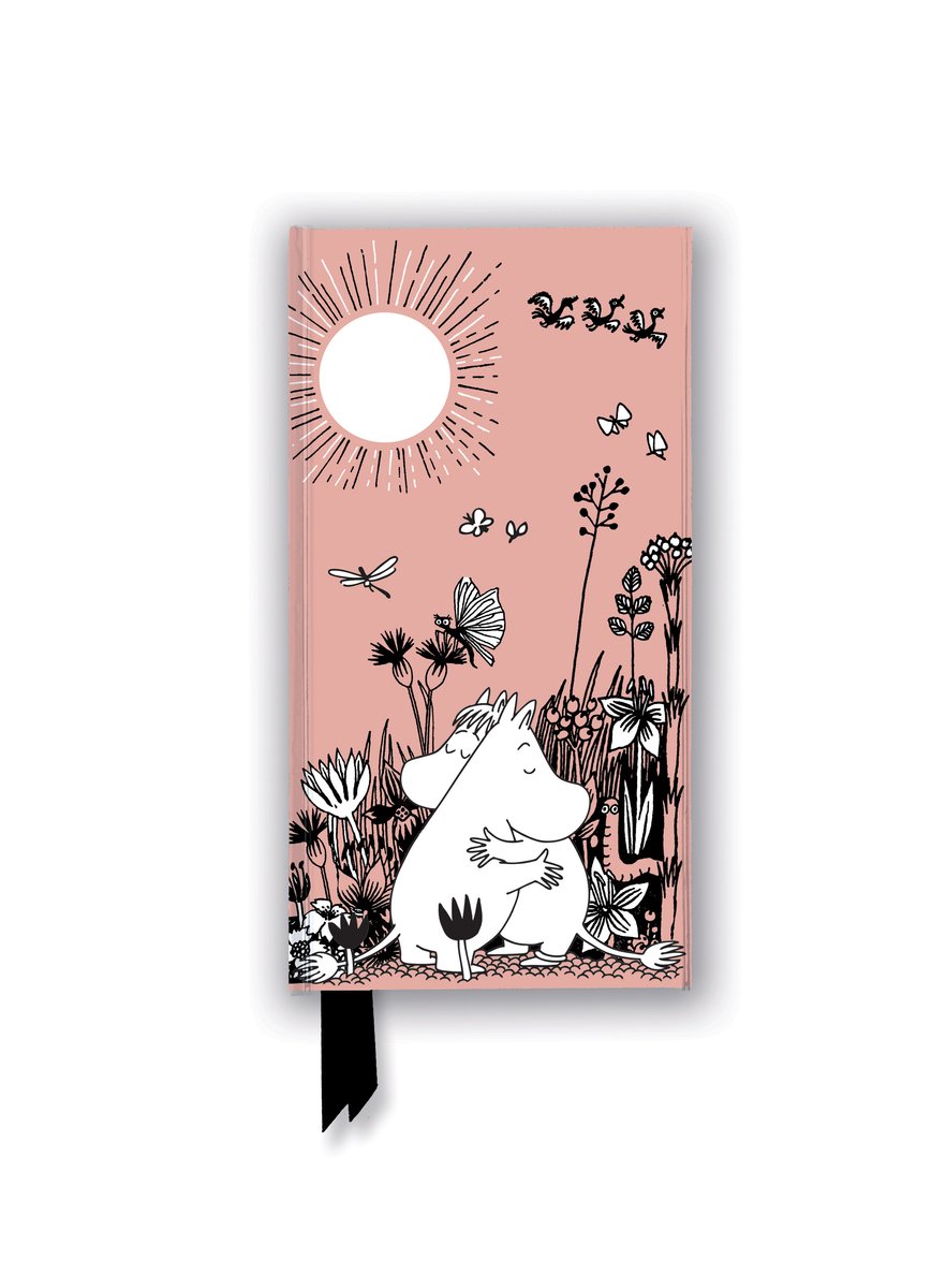 Flame Tree Slimline Journals- Moomin Love (Foiled Slimline Journal)