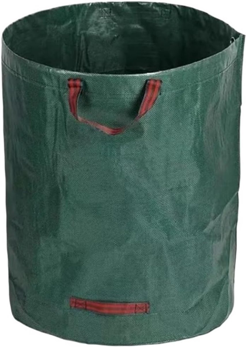 Tuinafvalzakken Herbruikbaar - Grote Opbergzak - Tuinonderhoud - Waterdicht Robuust Materiaal - 500 Liter Capaciteit - Groen