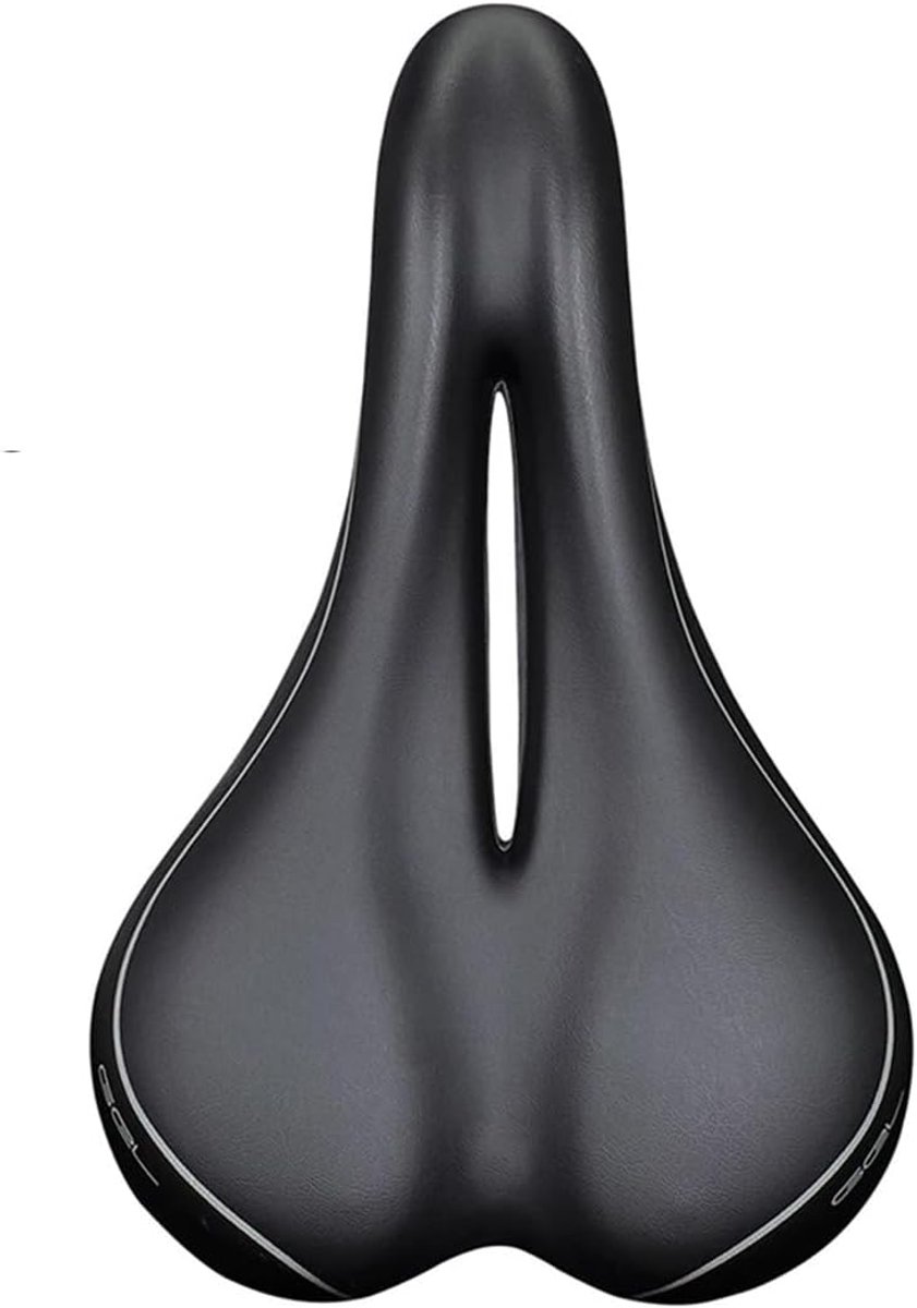 Fiets Zadel Kussen - Comfort Zadel - Comfortabel Fietsen - Ademend Ontwerp - 255 x 175 mm - Zwart