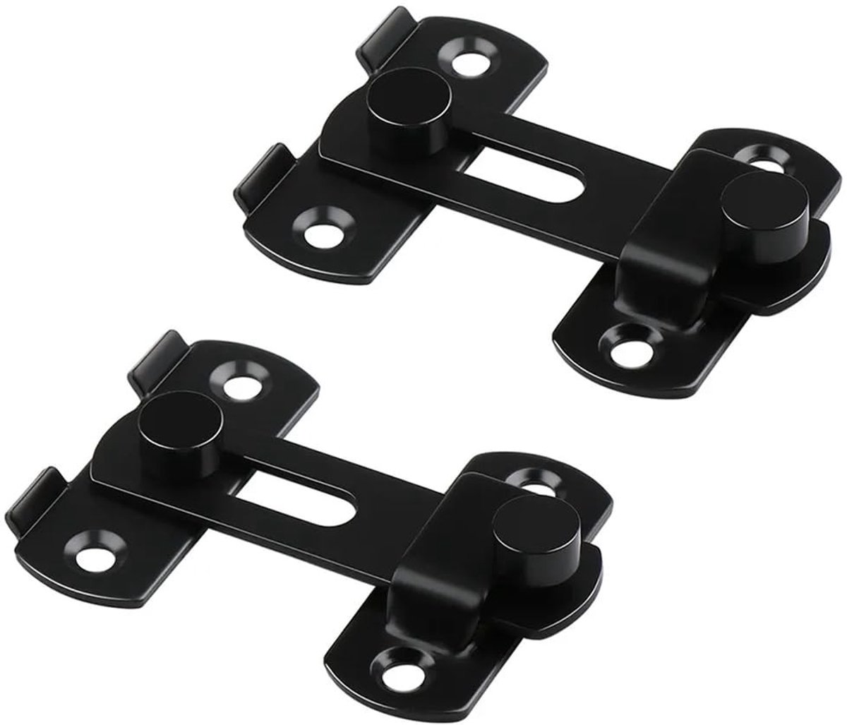 Dailygoods- Deurgrendel Hoge Veiligheid - Schuifgrendel - Raamgrendel - Roestvrij Staal - Eenvoudige Installatie - 100 mm x 70 mm x 20 mm - Sluitsysteem