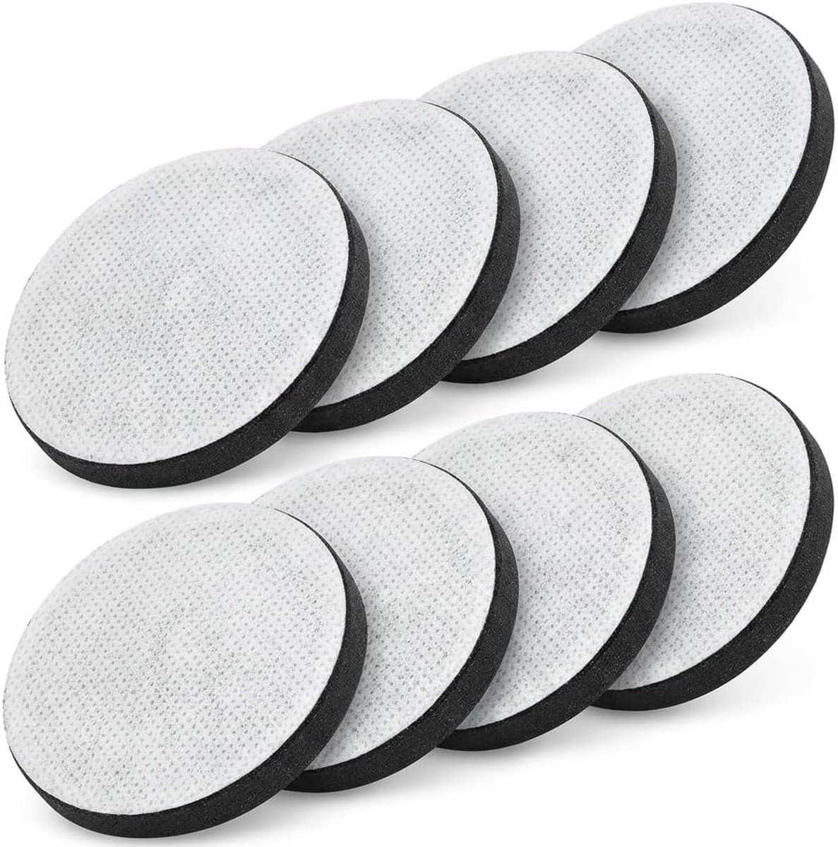 Thijox - Vervangende waterfilter 8 stuks, actieve koolfilter voor flessen en filterkaraffen, chloorreductie, microdeeltjes en onzuiverheden, ideaal vo
