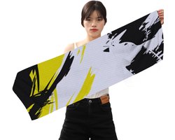 Thijox - Koelhanddoek voor zweet, Nekkoeldoek, Sneldrogende Microvezel, Ademend, 30x100 cm, Hitteverlichting, Sport, Fitness, Outdoor, Perfect voor Wa
