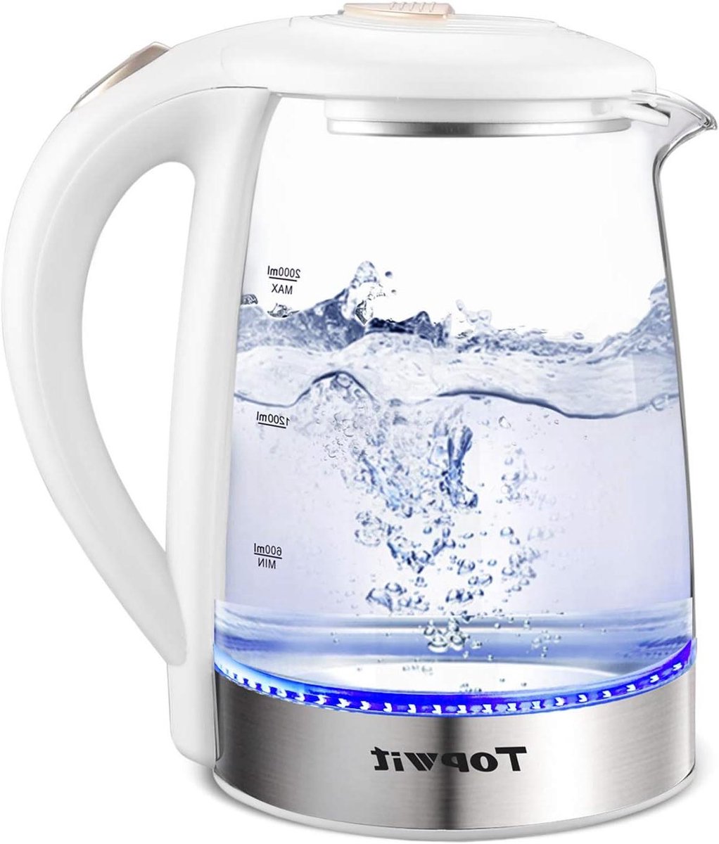 Elektrische Waterkoker - Snel Koken - Warme Dranken - Automatische Uitschakeling - 2 Liter - Wit