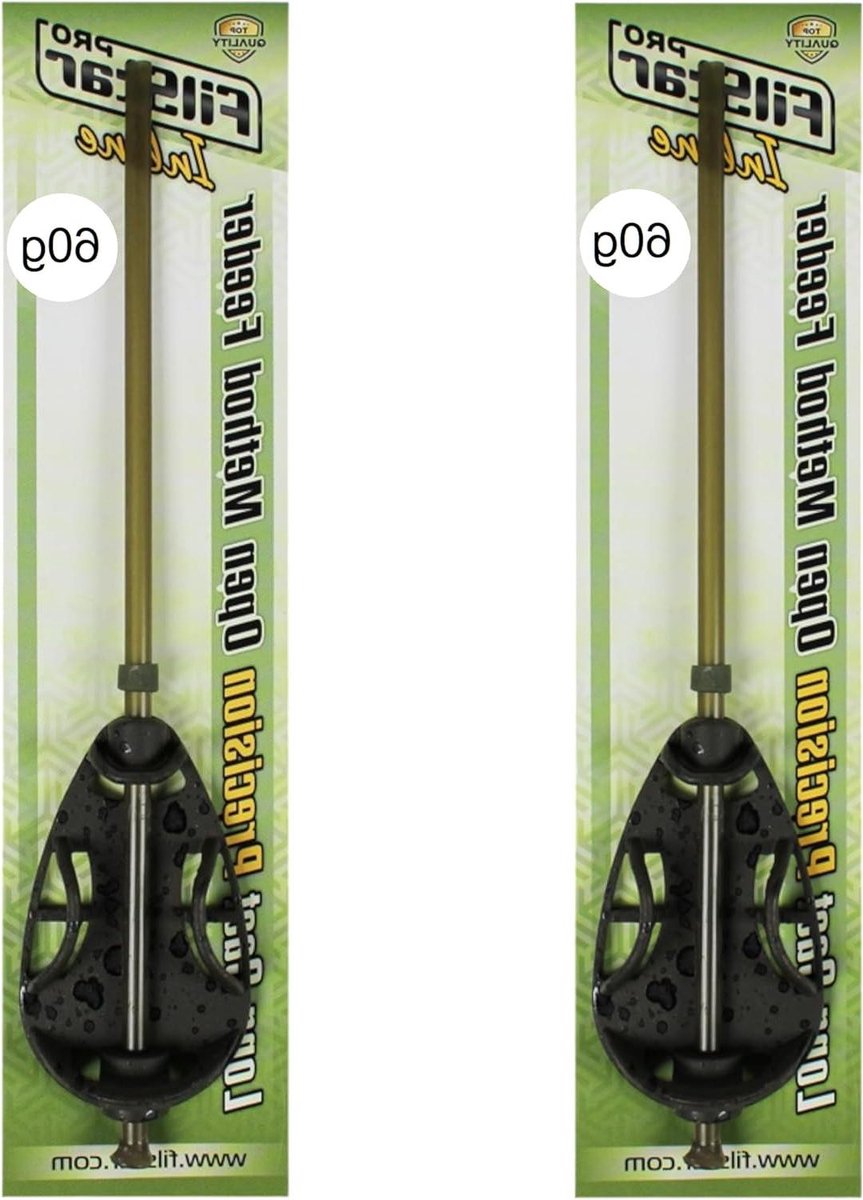 Voedermandjes Set - Vis Lood - Karpervissen - Open Method Design - 2 x 60 g - Donkergroen