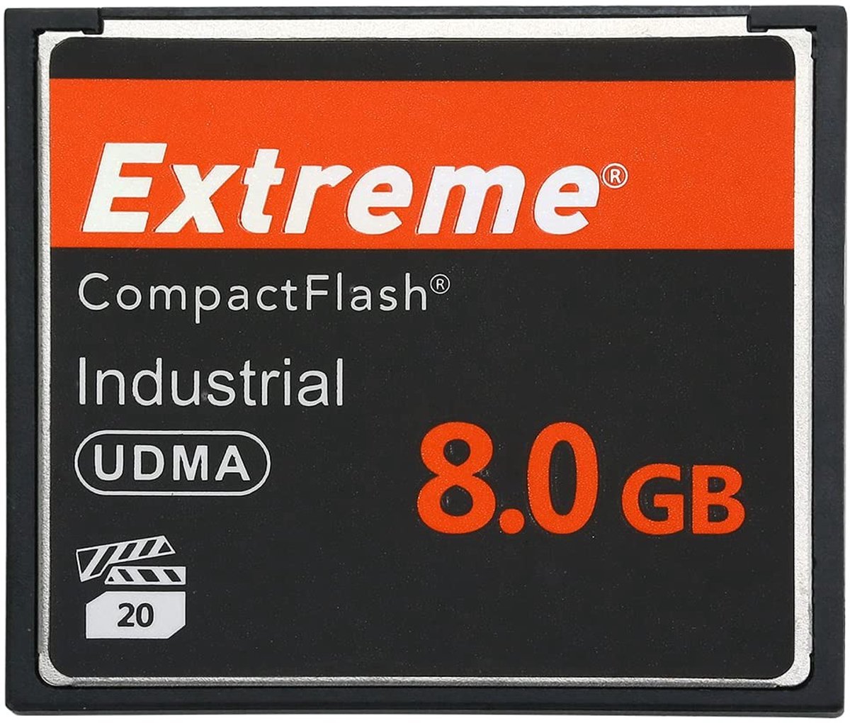 Inovra- Flashgeheugenkaart 8 GB - Compacte CF-kaart - Hoge snelheid 35 m/s - Professioneel gebruik - Plug and play - Compatibel met digitale camera - Compactflash