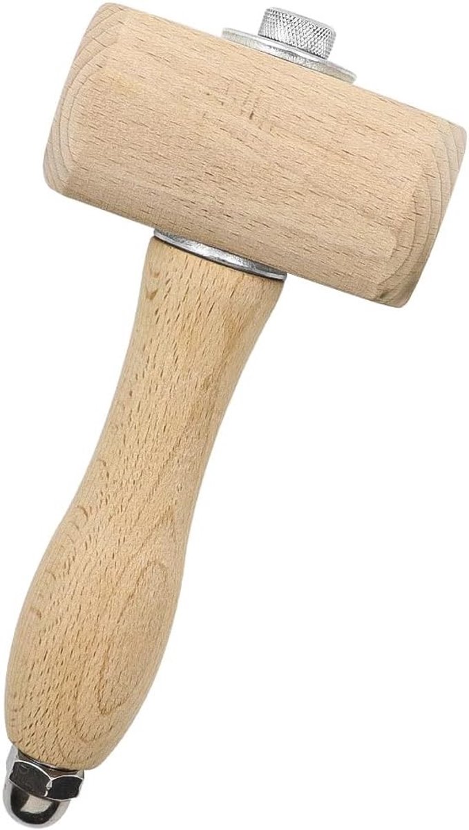 Houten snijhamer voor leer, veelzijdig gereedschap voor DIY leerprojecten en leerstempels