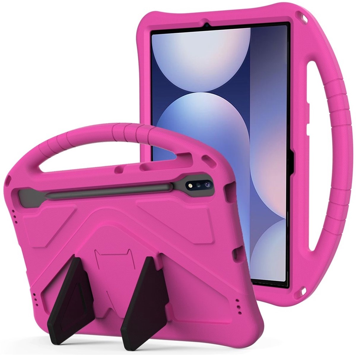 Coverup Tablethoes geschikt voor Samsung Galaxy Tab S10 Plus Hoesje - ShockProof Kids Case - Roze