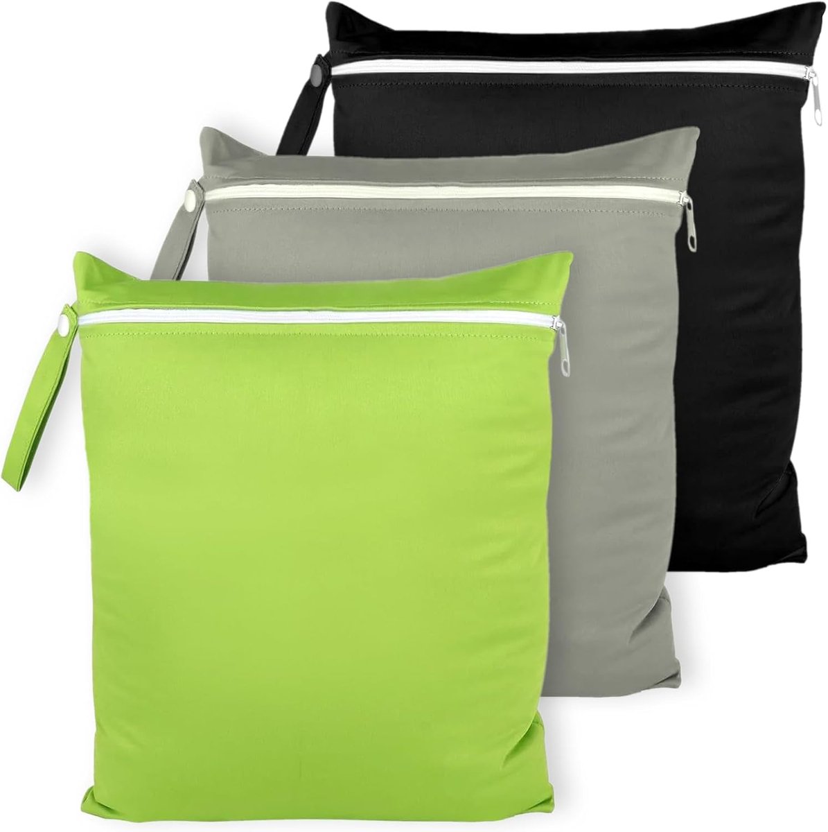 Wetbag 3 Pack 40 x 30 cm - Waterdicht - Wasbare luiertas - Ideaal voor zwemkleding en vuile was - ShopVlot