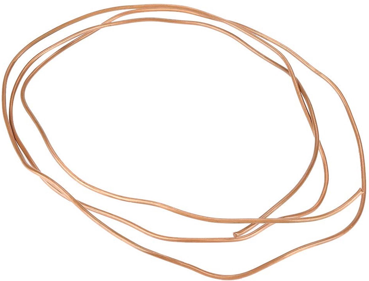 Dailygoods - Koperbuis - 2 meter flexibel - Ideaal voor generators - 3mm buiten diameter - Goede elektrische geleiding - Perfect voor kabels en schake...