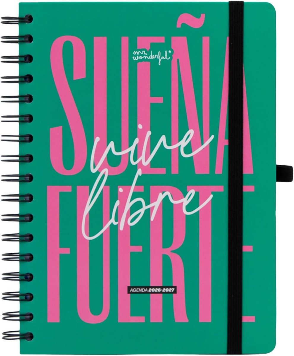 SnelShoppen - Schoolagenda 2026-2027 met Stickers en Extra's, Planner voor Studenten, Liniaal en Tas, 18 Maanden van Juli 2026 tot December 2027, Orga